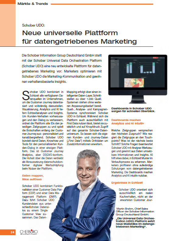 udo article in chief office