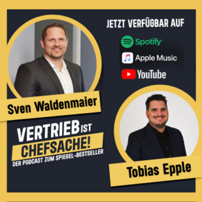 Sven Waldenmaier, Teamlead Sales bei Schober im Gespräch mit Tobias Epple. Ein spannender Podcast rund um Vertrieb und Sales.